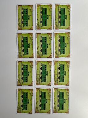 Ticket to Ride Europe Replacement Train Car Cards - Green